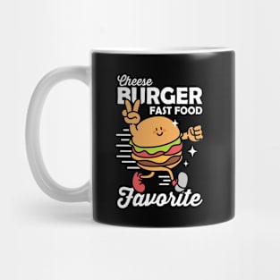 Cheese Burger Fast Food Favorite Mug